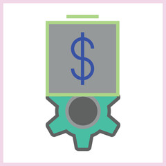 Wealth Management icon Design