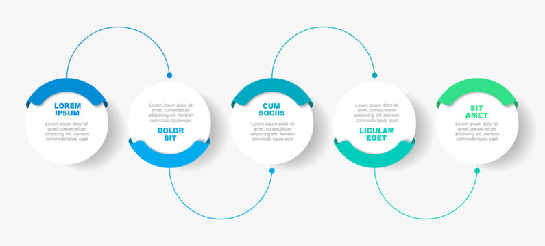 Infographic design template with place for your data. Vector illustration.