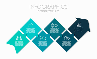 Infographic design template with place for your data. Vector illustration.