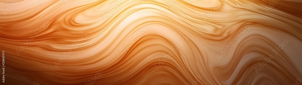 Poster Mesmerizing Swirling Abstract Design with Shimmering Fluid Waves of Vibrant Colors   Captivating Digital Artwork with Dynamic Movement and Prismatic Hues