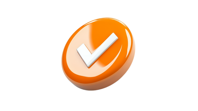 Checkmark icon on background, a symbol of accuracy, correctness, and validation
