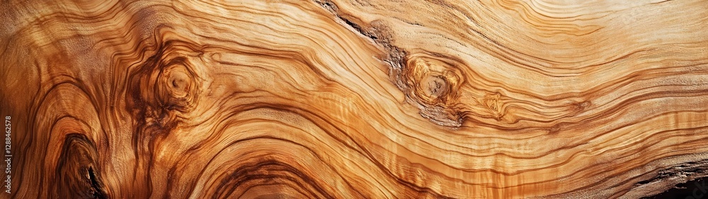 Poster Natural Aged Wood Texture with Distinct Grain Pattern and Rustic Aesthetic  Detailed Close up View of Weathered Wooden Surface with Warm Brown Tones and Organic Striations Ideal for Use as Backdrop