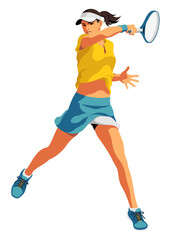 女子テニス選手