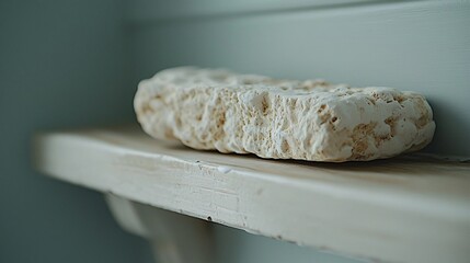 Seashell shelf decor, coastal home