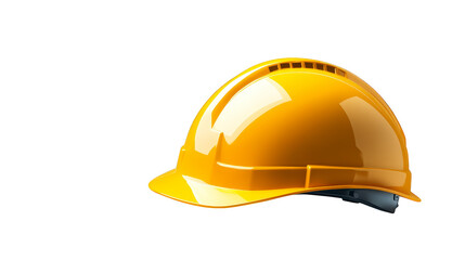 Fototapeta premium Hard hat on plaid background, construction safety and workplace protection