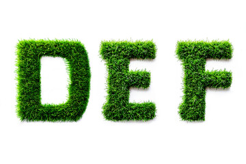 green grass font