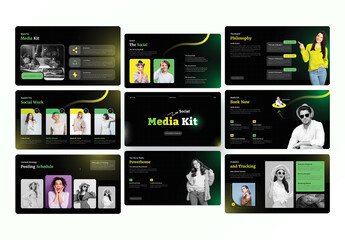 Brand Social Media Kit Presentation Template