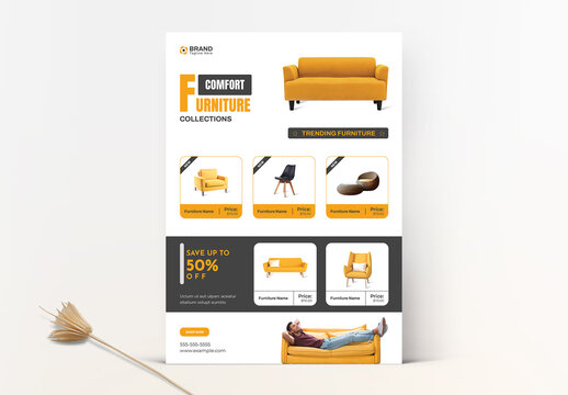 Furniture Product Catalogue Flyer