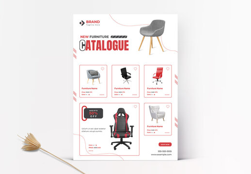 New Furniture Product Catalogue Flyer