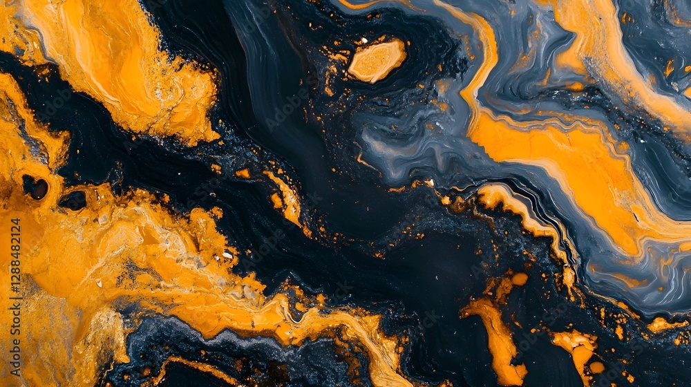 Poster Stunning abstract artwork featuring a dynamic and fluid composition of swirling colorful patterns and abstract textures  The image evokes a sense of movement energy