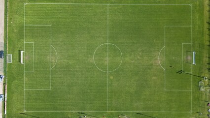 soccer field with green grass