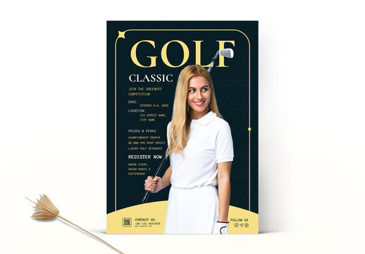  Golf Lesson Flyer Layout