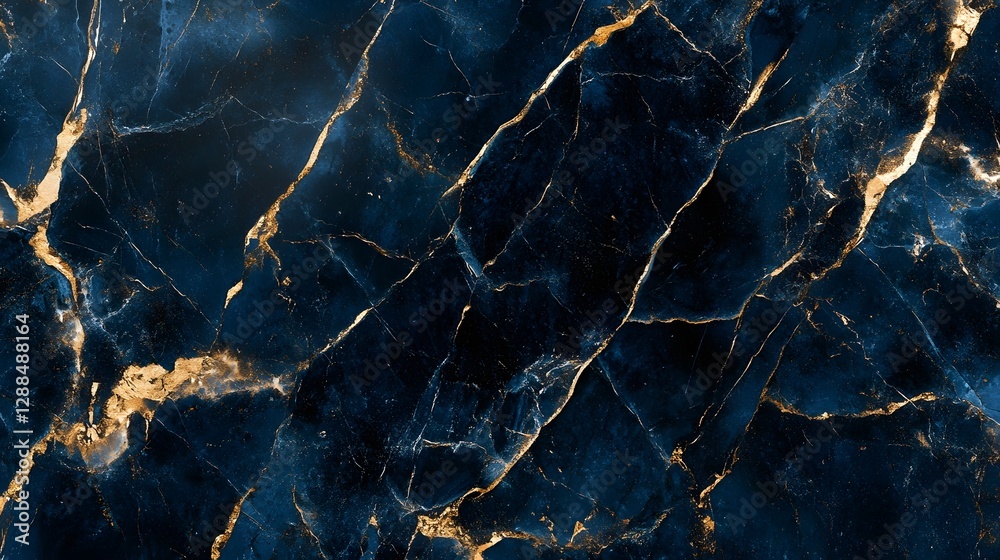 Poster Stunning abstract marble like texture with intricate golden cracks and fractal inspired design creating a luxurious sophisticated and captivating backdrop for high end digital content