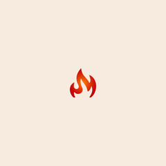 Firefighter and Fire Department icon flat vector design. 