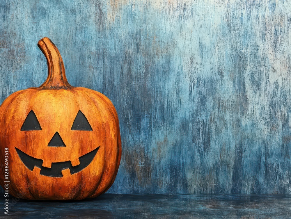 Aufkleber halloween tones photo of paint with a dynamic leading line and 5050 contrast between light and dark 