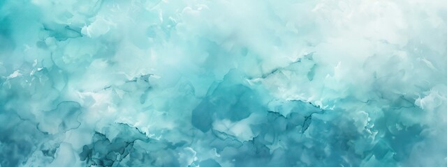 Obraz premium Abstract blue watercolor background with blurred clouds for design ink paint gradient brush stroke canvas.