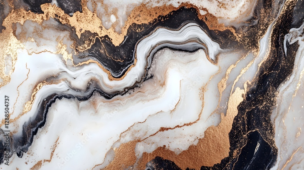 Poster Stunning natural mineral formations with intricate mesmerizing patterns and colors  Slices and cross sections of geodes agates quartz granite and other sedimentary igneous