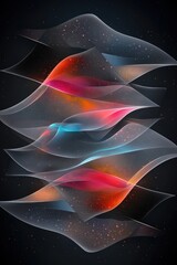 Fototapeta premium Abstract Floral Art | Colorful and Fluid Modern Design Background.Premium Wall Art