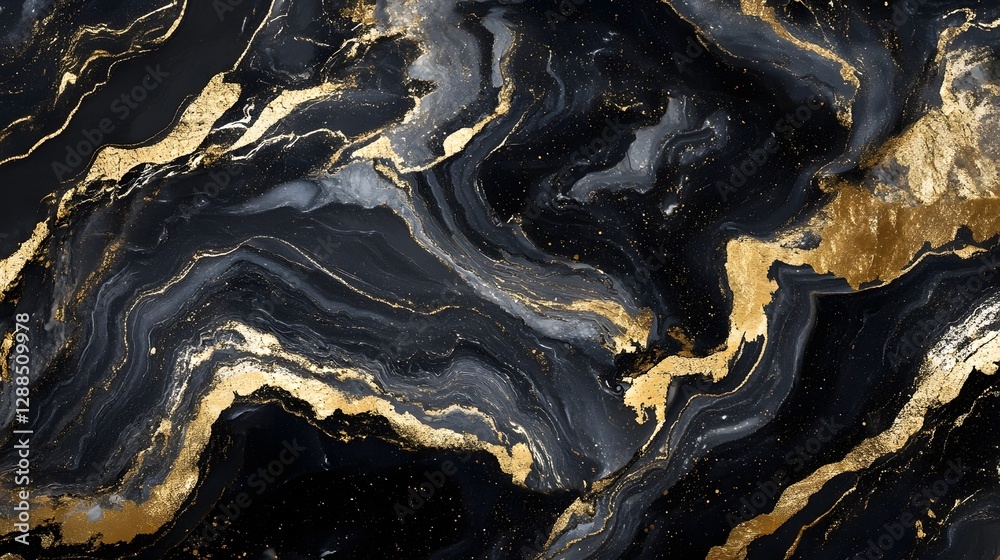 Poster This captivating abstract image showcases a stunning golden marble texture with intricate swirls and patterns creating a luxurious and sophisticated background perfect for high end imagery