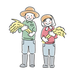 農家のイラスト