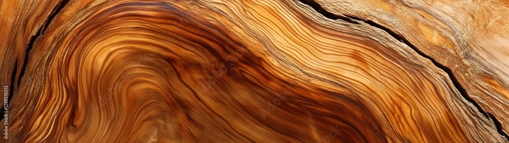 Aufkleber this image showcases a captivating abstract wood grain pattern with a dynamic swirling texture and n