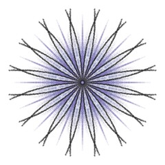 Obraz premium Dark Paint Brushes Round mandalas in vector.Abstract design element.Decorative retro ornament.Graphic template for your design.Hand Drawn Mandala.Radiant Peaceful Petals book.