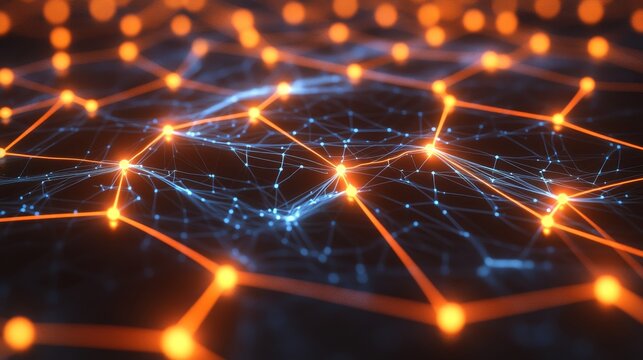 Realistic digital technology background featuring ai and medical chart data flow diagram