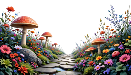 Colorful mushroom pathway PNG.png