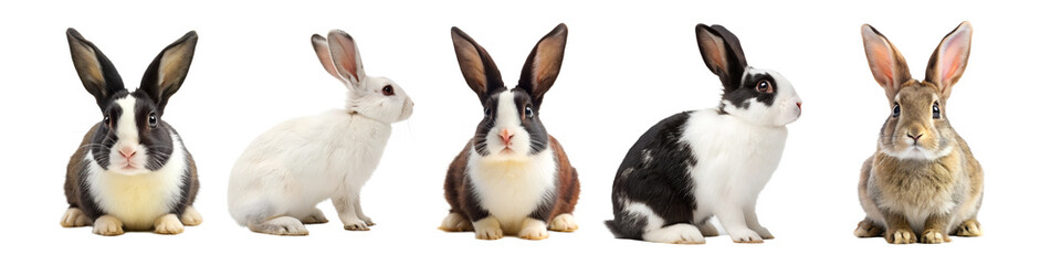 Fototapeta premium rabbit isolated on transparent background