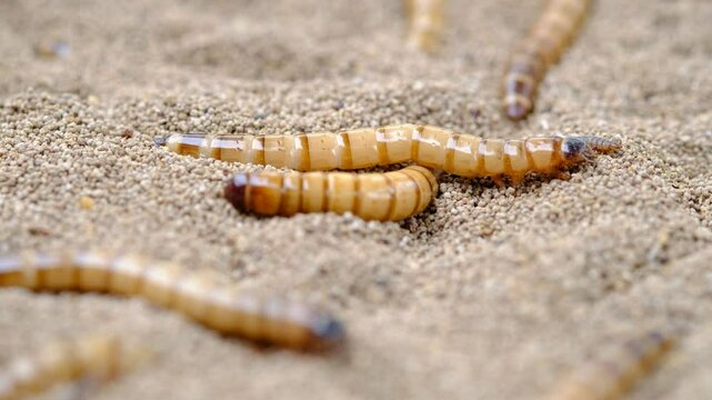 King mealworm (zophobas morio) is a popular feed ingredient that is widely used to give to reptiles, songbirds and other poultry.