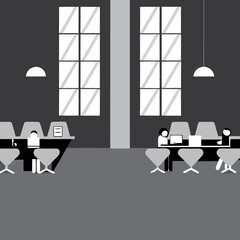 interior of a office