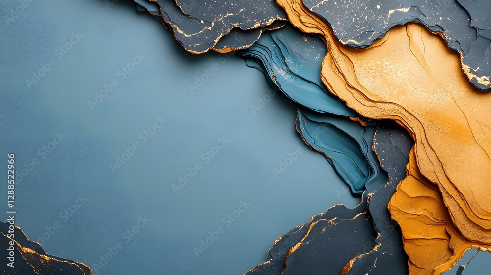 Poster captivating abstract background featuring a swirling marble texture with a soft gradient in a mix of