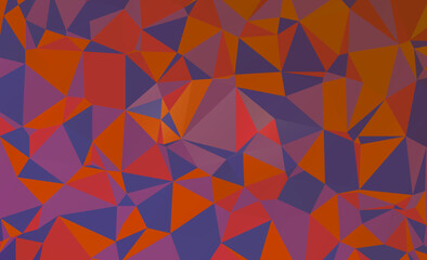 low poly shape colorful background