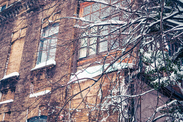 old building in the city