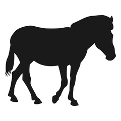 Obraz premium horse silhouette. Generative ai