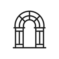 Structured Archway Entrance Icon