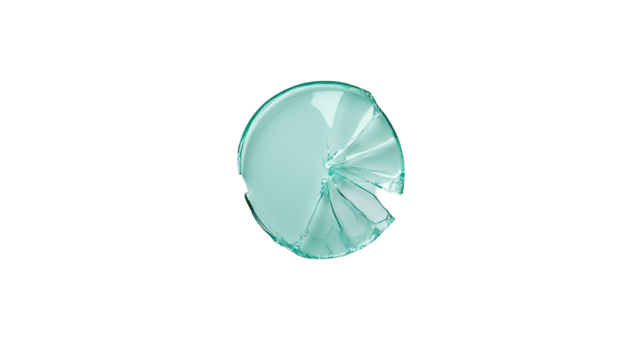 Abstract white object with central hole, minimalist design element for modern art and geometric backgrounds