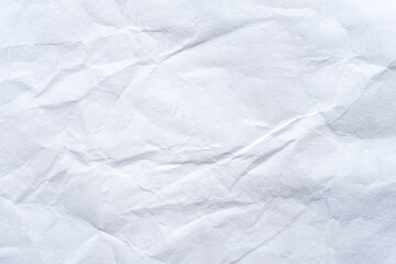 White crumpled recycle paper texture can be use as background