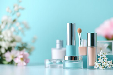 Cosmetics set for sensitive skin with hypoallergenic components