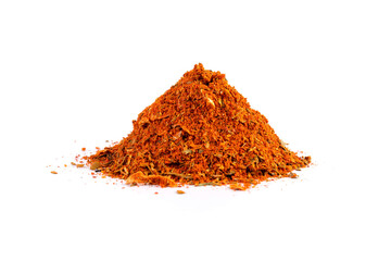 East spices and seasoningsisolated on a white background. Pile