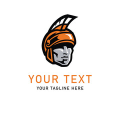 Roman Soldier Emblem for Sports or Business