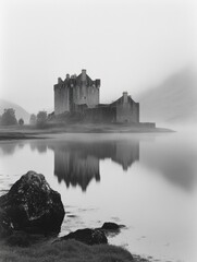 Obraz premium Foggy Castle