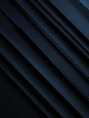 Obraz premium Textured diagonal pattern in a dark navy blue. Striking lines and subtle variations of tone