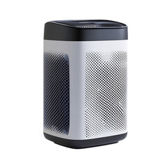 A Sleek Compact Air Purifier with Modern Design Isolated on Transparent Background