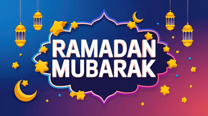 hires DESIGN Ramadan crescent Eid decor Islamic items DESIGN VECTOR POSTER
