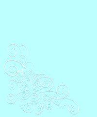 Obraz premium 1960.eps Background decorative abstraction with swirls.Vector illustration. Space for text.