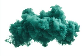 Fototapeta premium Unique abstract green smoke, creating a toxic effect.