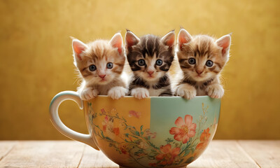 cats in a cup