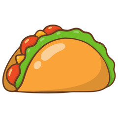 illustration of tacos vector