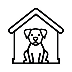 Pet Adoption Dog Shelter Icon